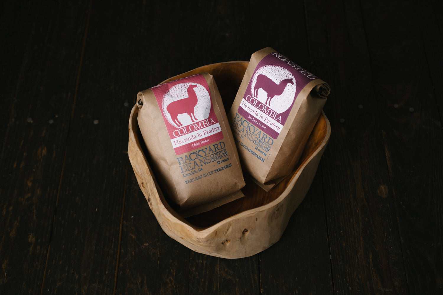 Image of two coffee bags.