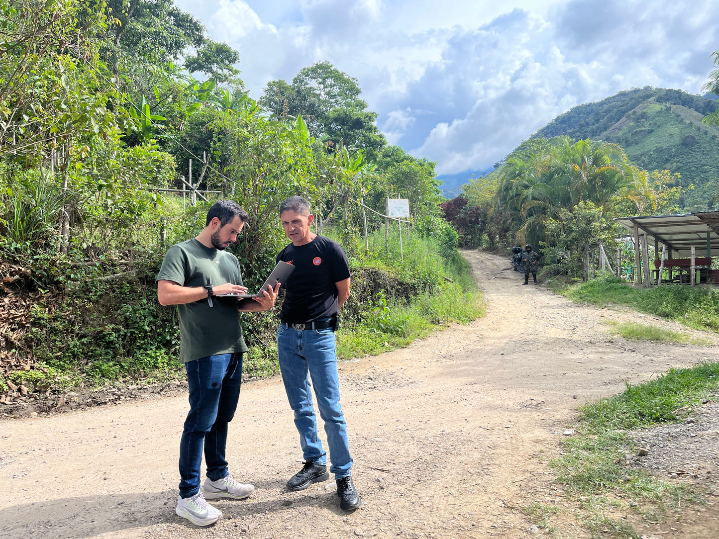Image of Shady Bayter and Josue Enciso, partners behind the project.