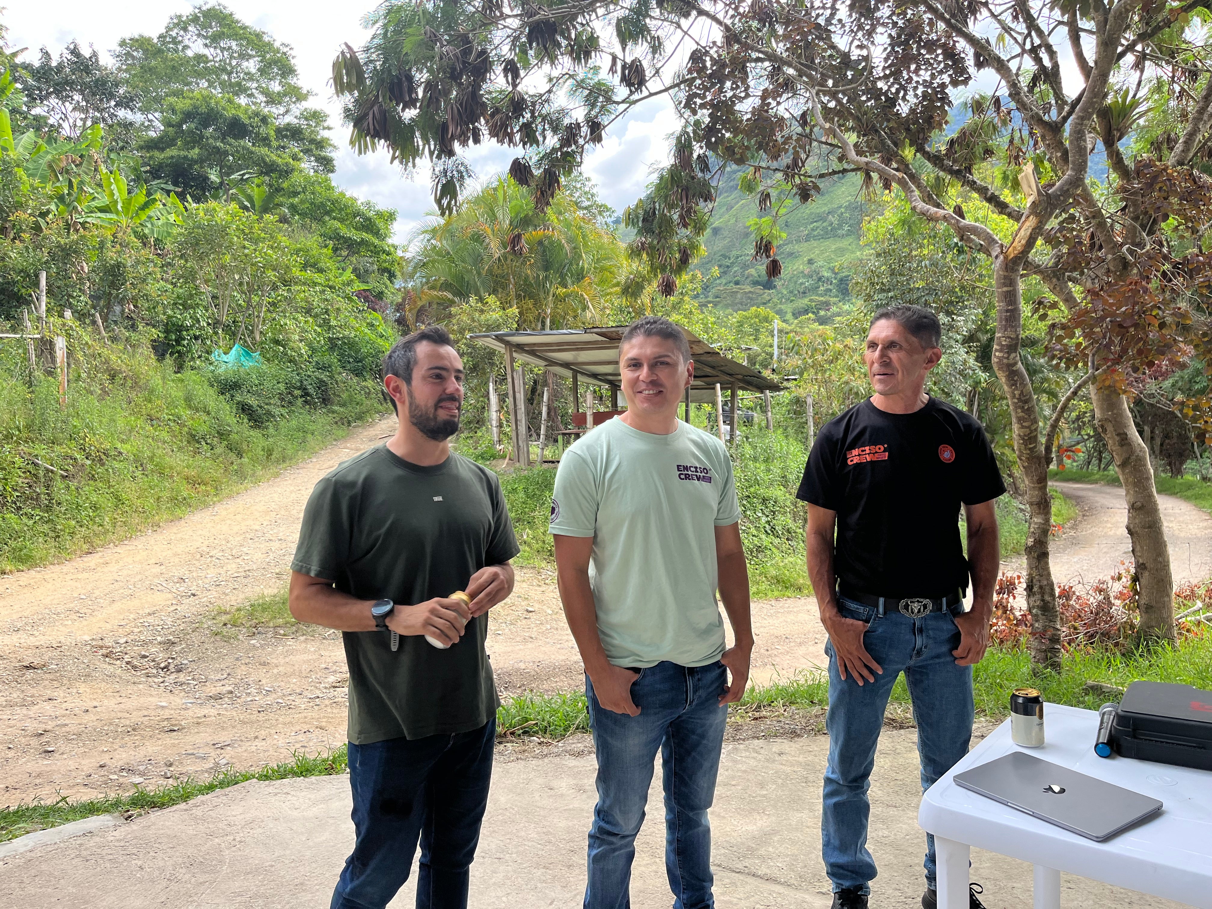 image of ShadyBayter (of Forest Green), Emmanuel Enciso and Josue Enciso.