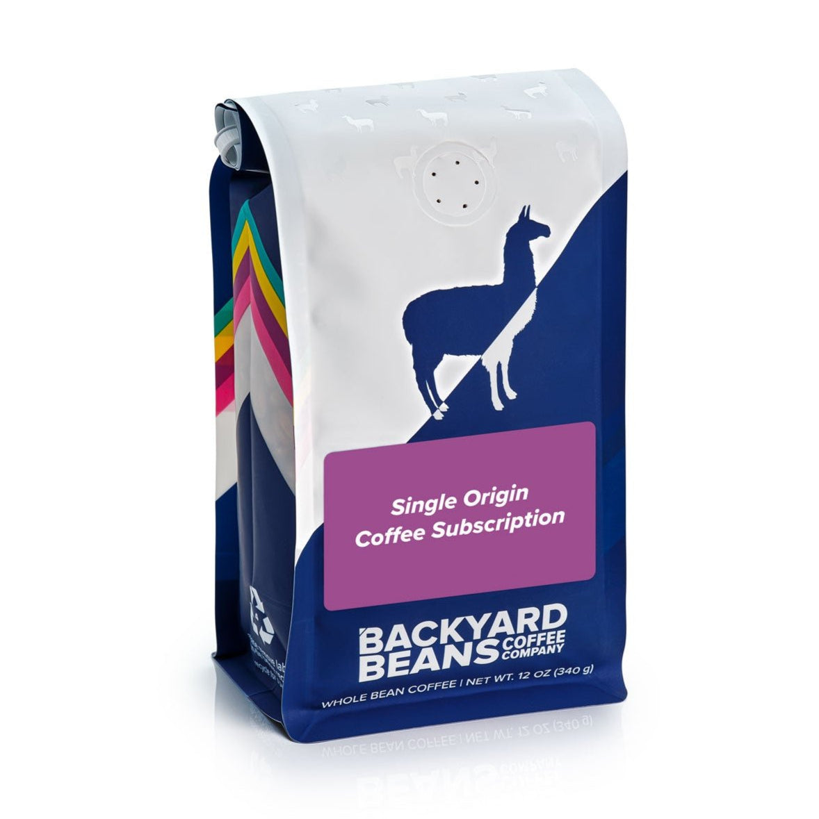 Image of Purple Label Coffee Subscription coffee bag.