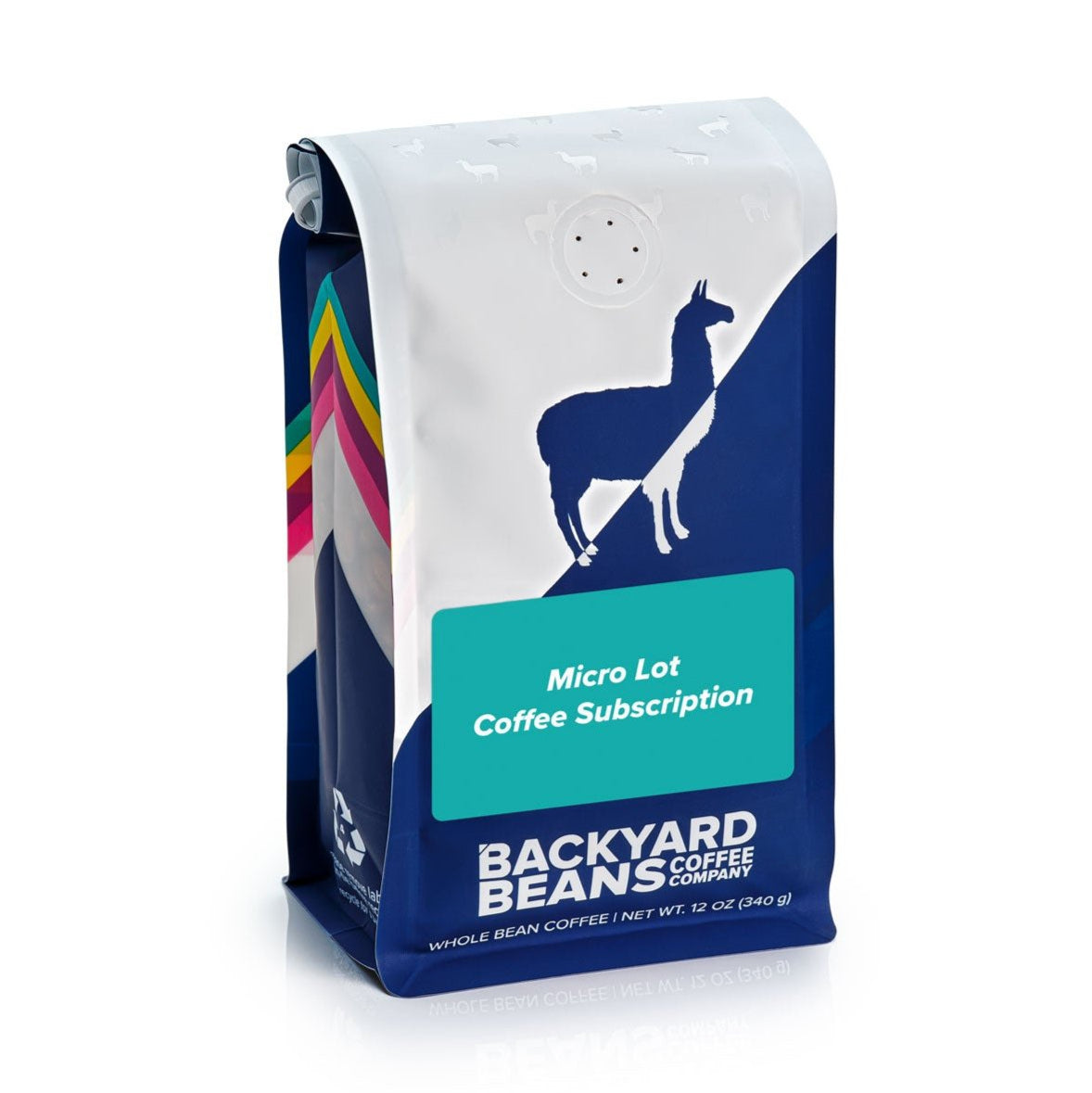 Image of Teal Label Coffee Subscription coffee bag.