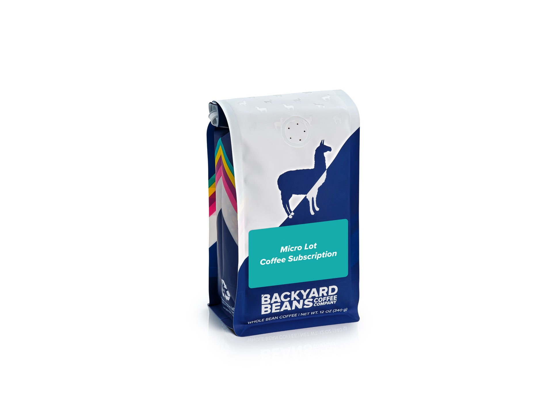 Image of Teal Label Coffee Subscription coffee bag.