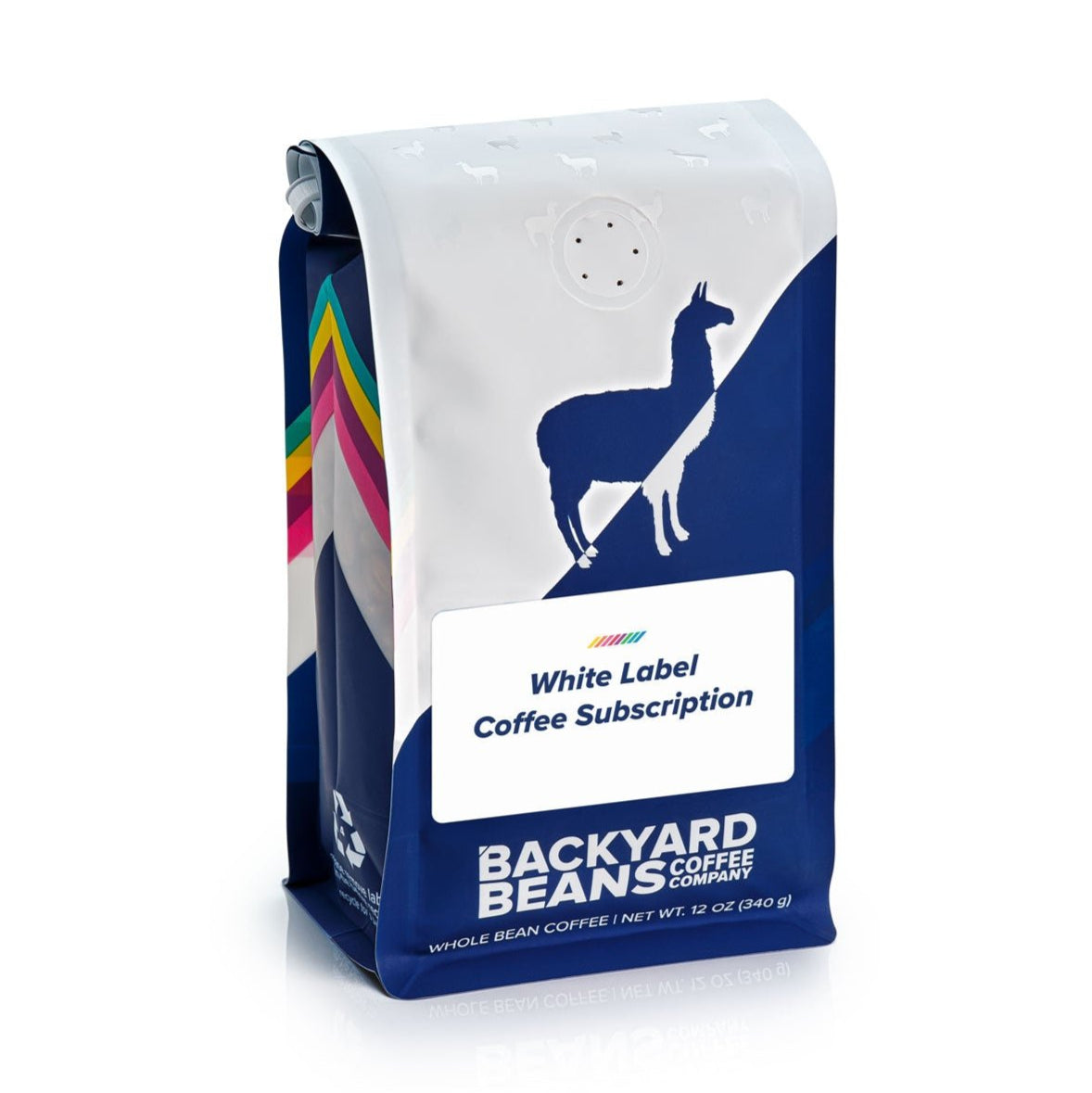 Image of White Label Coffee Subscription coffee bag.