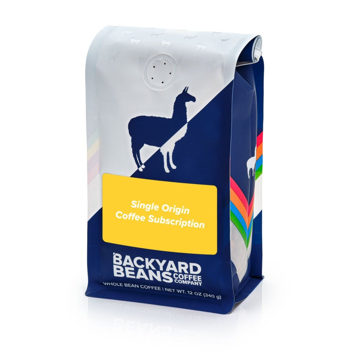 Image of Yellow Label Coffee Subscription coffee bag.