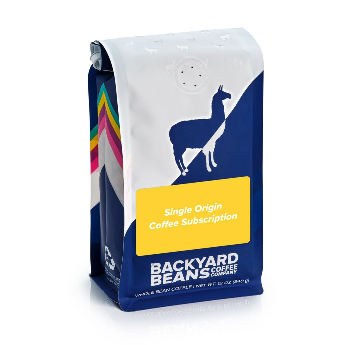 Image of Yellow Label Coffee Subscription coffee bag.