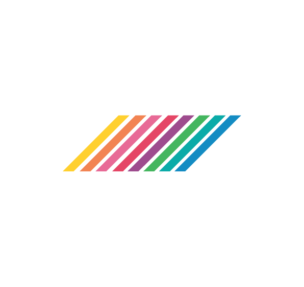 Image of white circle with colors.