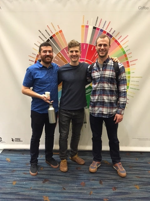 Image of employees at coffee champs.