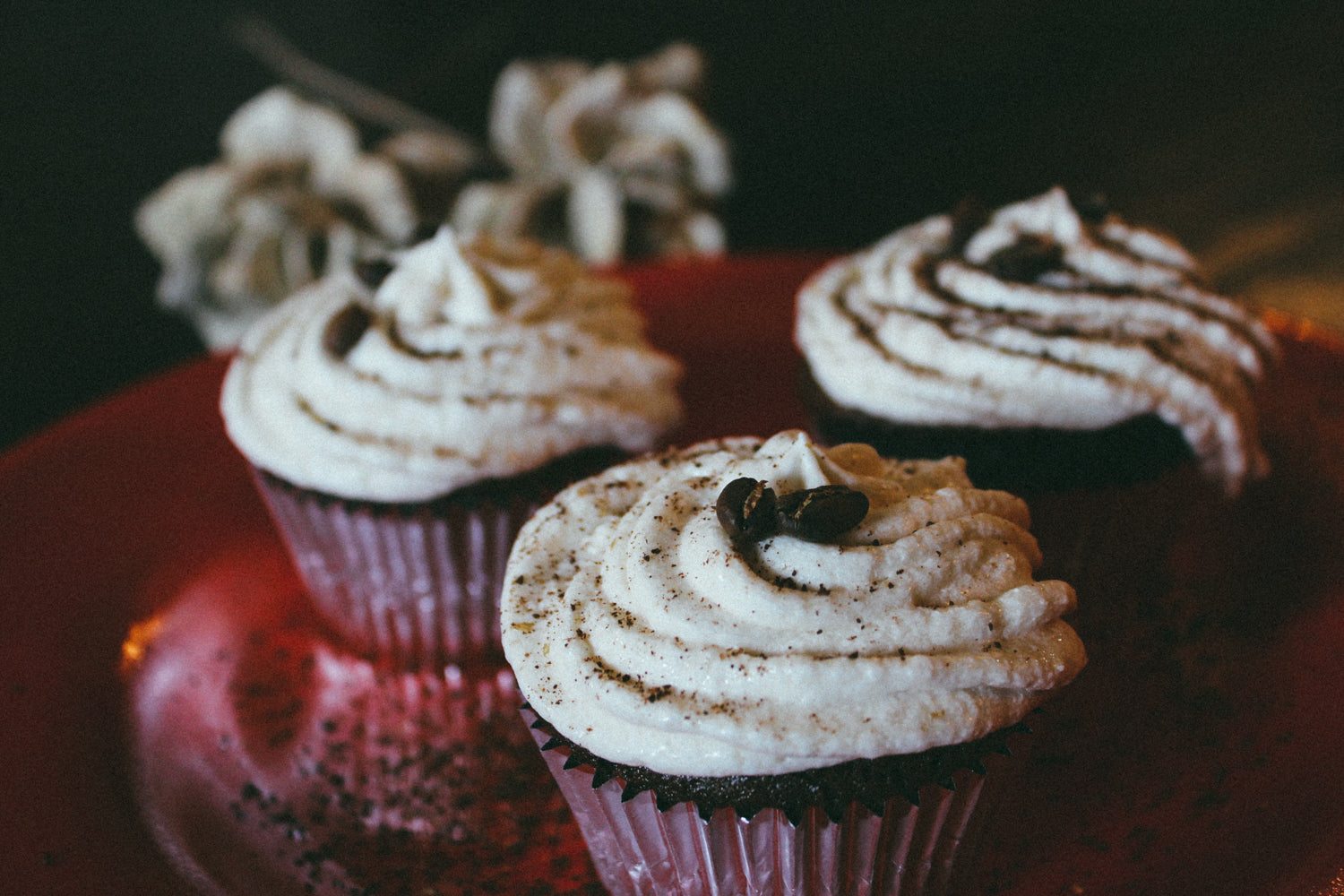 Image of nitro coffee cupcakes.