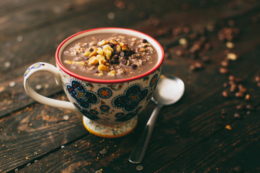 Image of overnight coffee oatmeal.