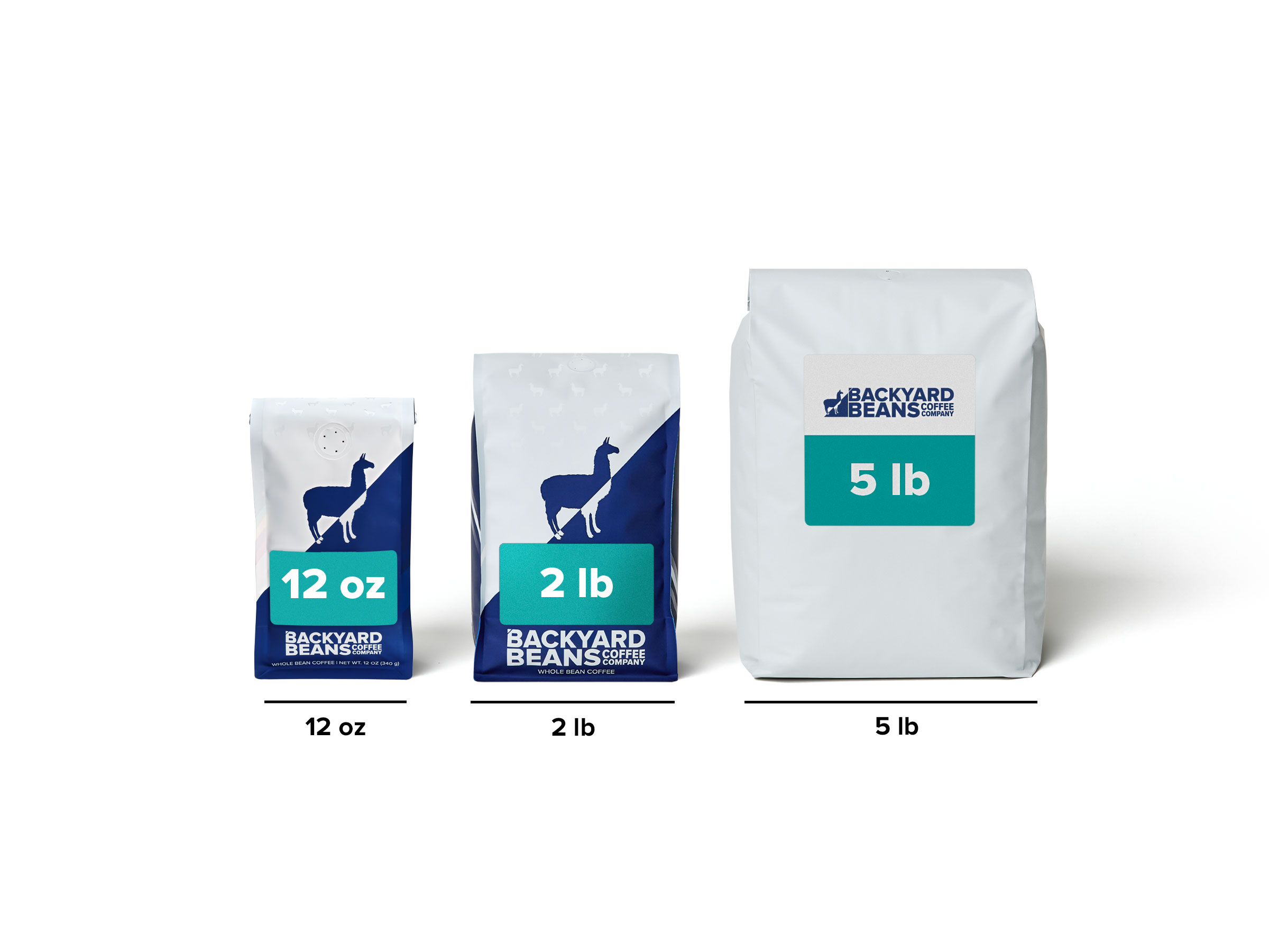 Image of all bag sizes.