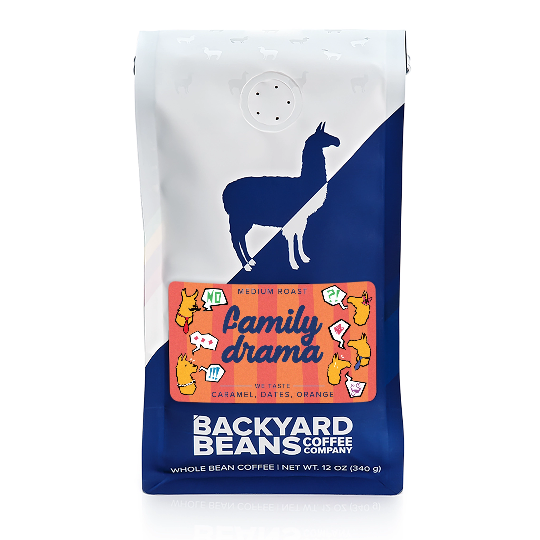 Image of Family Drama coffee retail bag