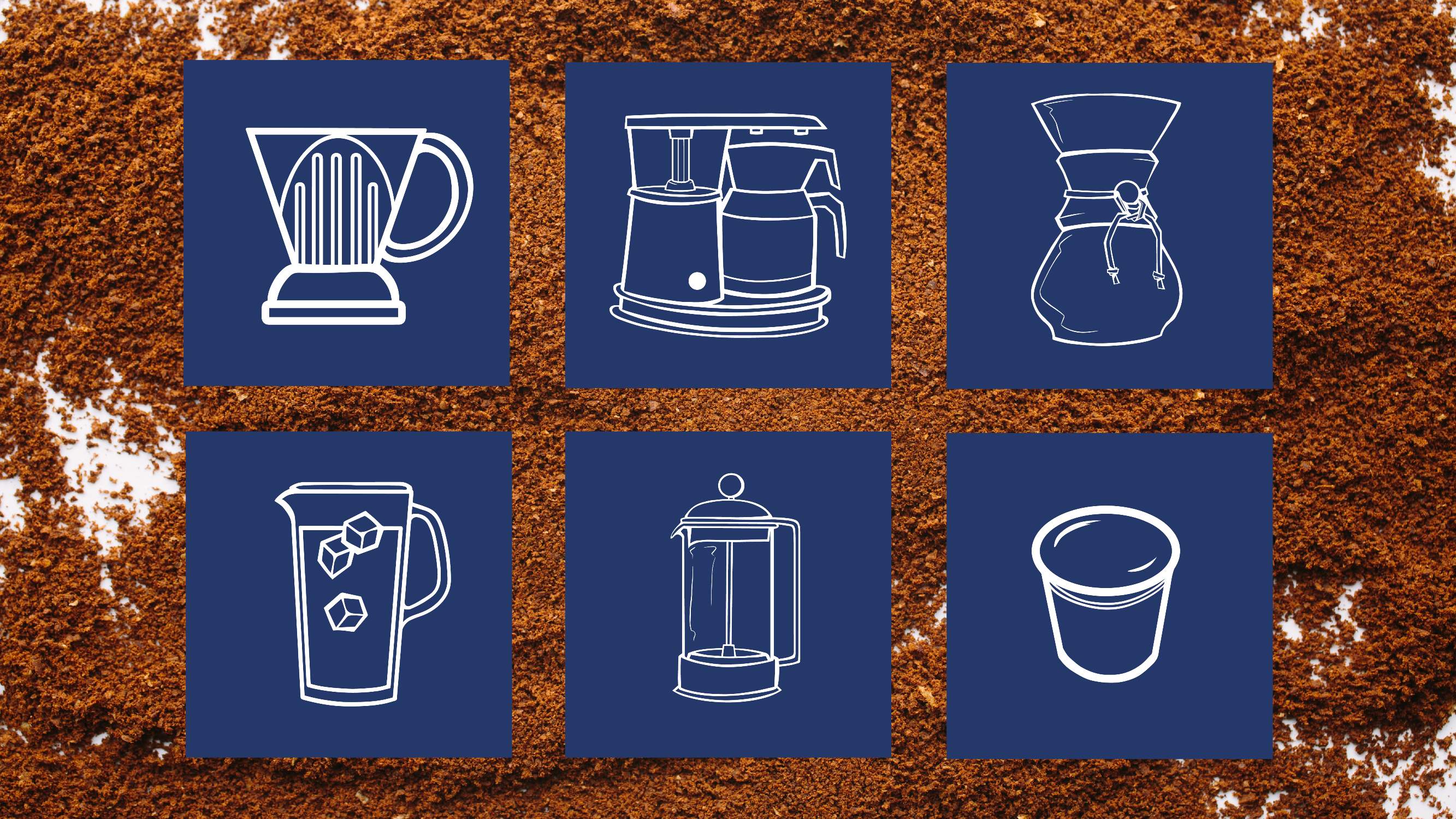 Image of medium ground coffee.