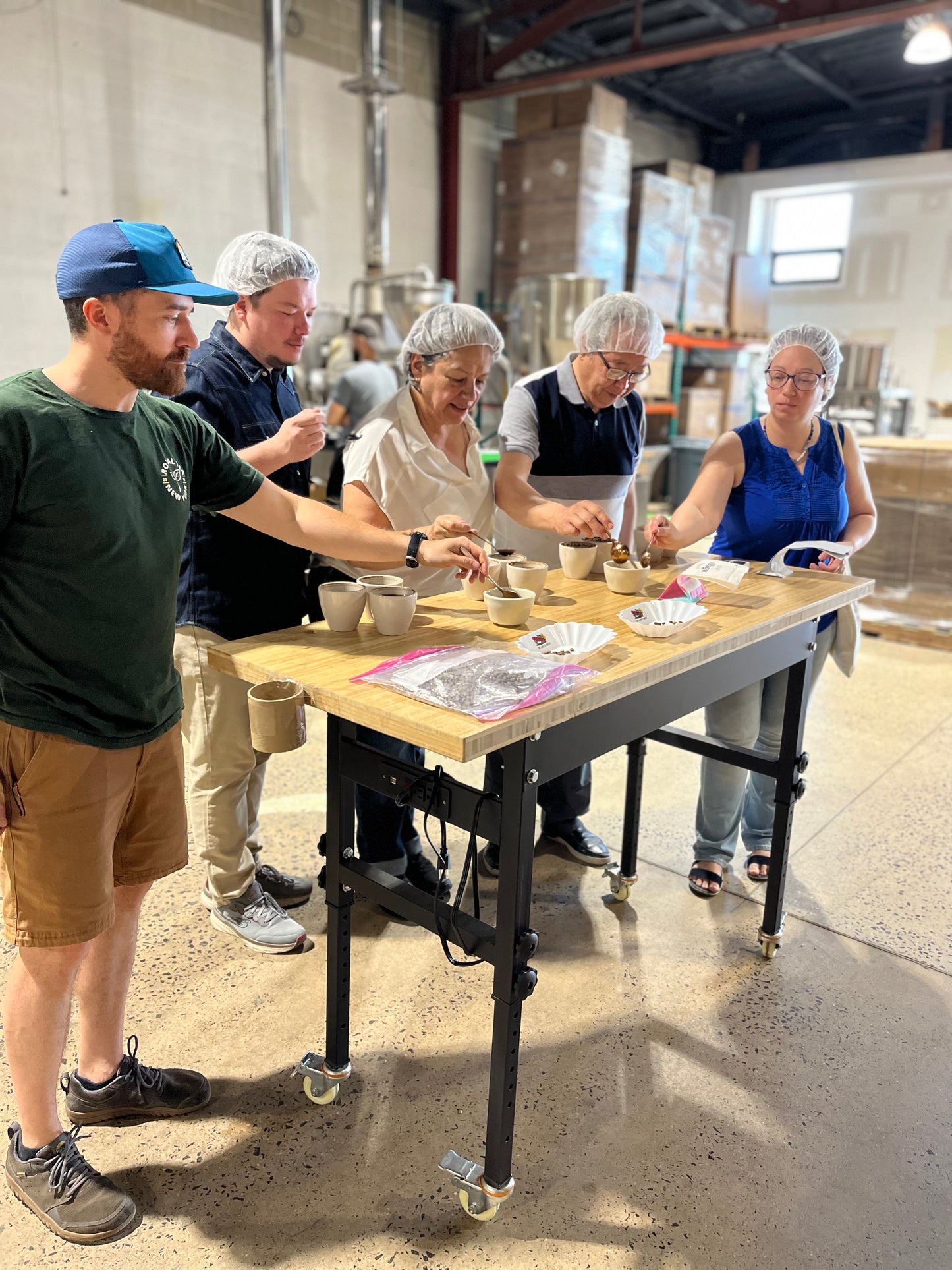 image of the Calle Low family in Lansdale cupping with Bobby