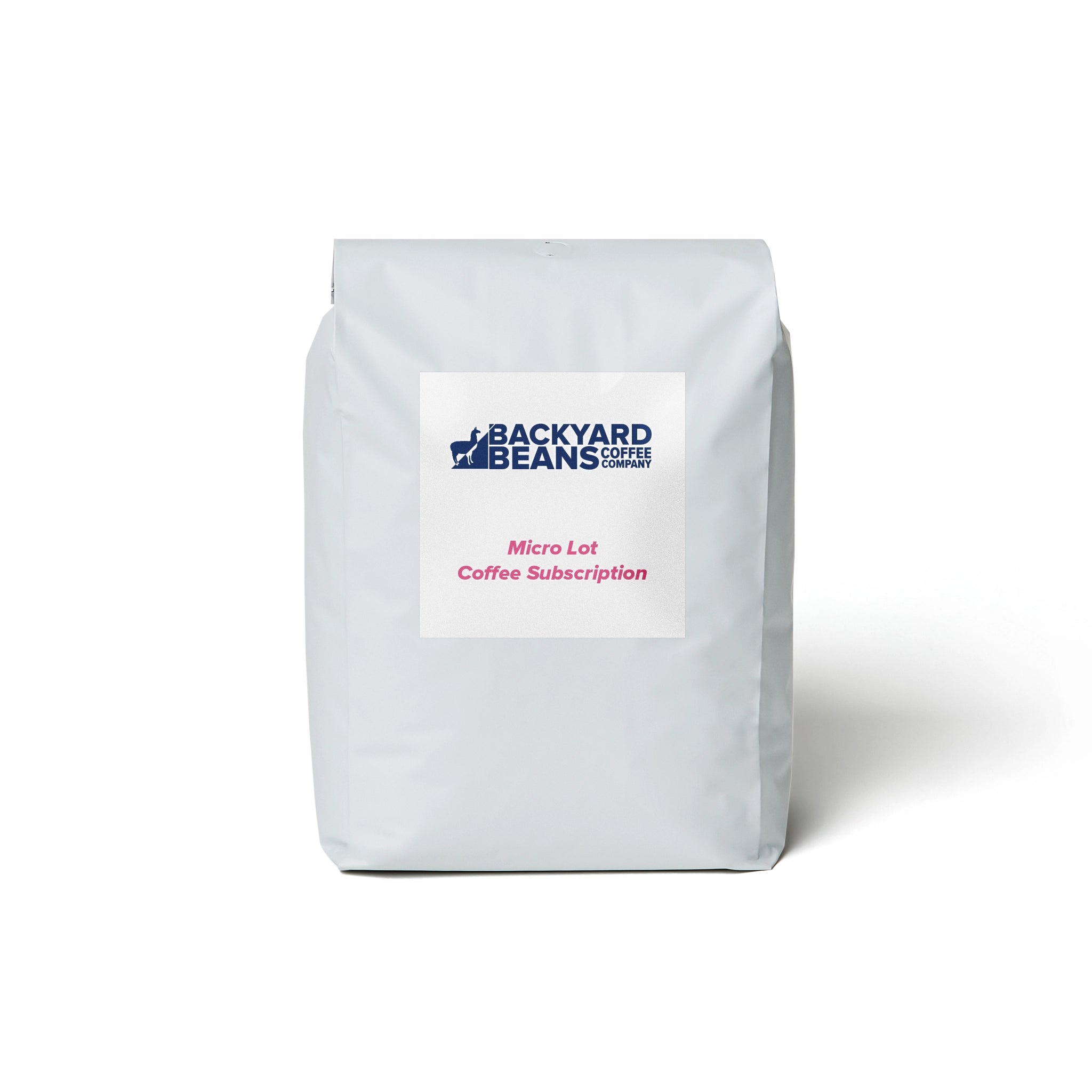 Image of Pink Micro Lot Coffee Subscription retail bag