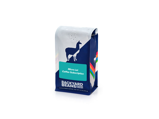 Image of Teal Label Coffee Subscription coffee bag.