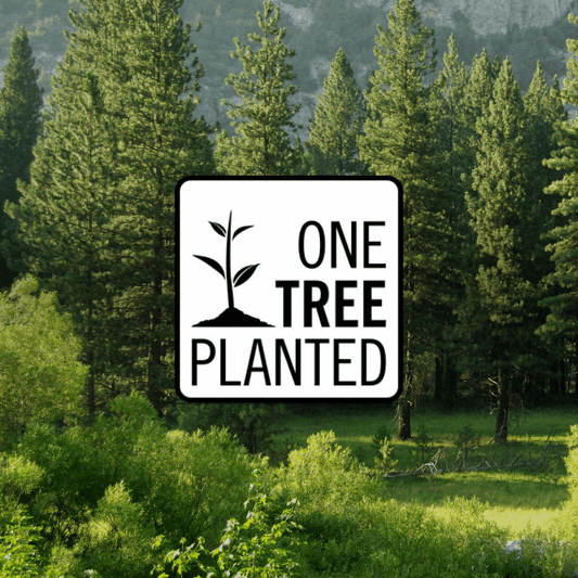 Image of One Tree Planted logo surrounded by trees.
