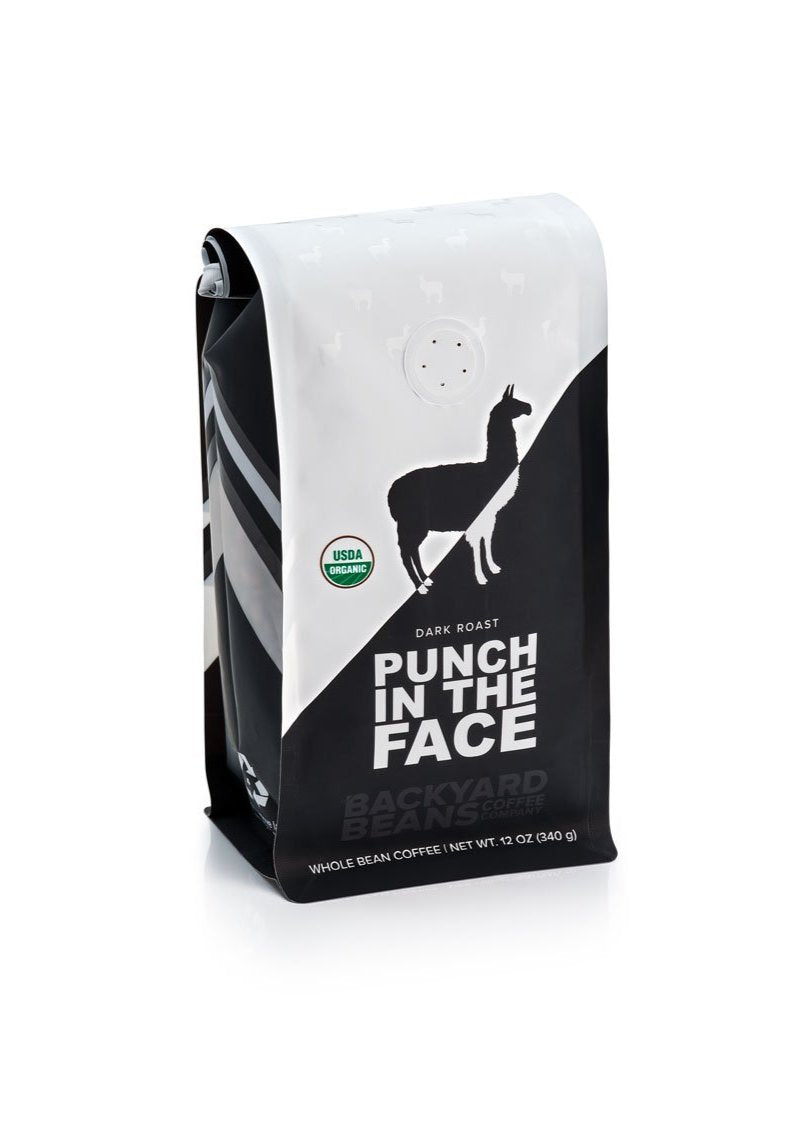 Punch in the Face Organic Backyard Beans Coffee Company